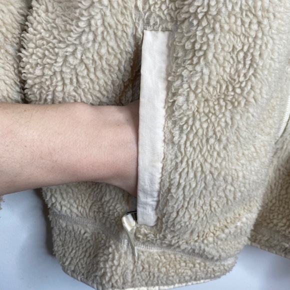 Patagonia Retro-X Full Zip Fleece Jacket M High Deep Pile Sherpa Cream Teddy - Picture 4 of 12